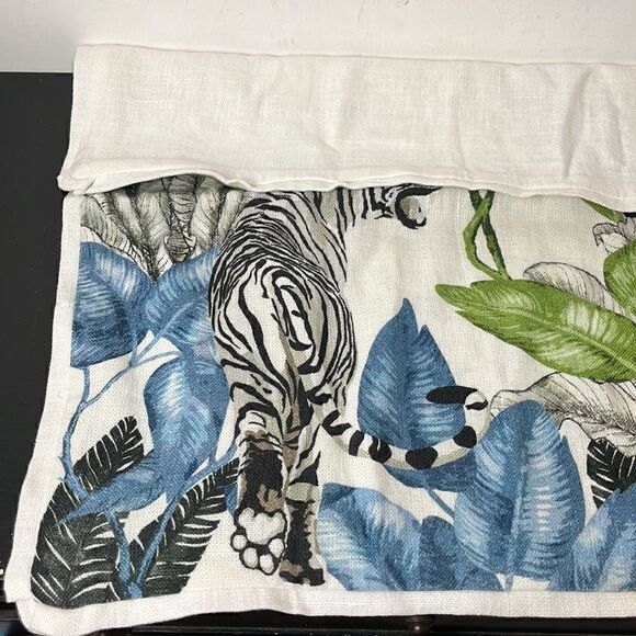 Williams Sonoma Tropical Jungle Print pillow cover - Picture 9 of 12